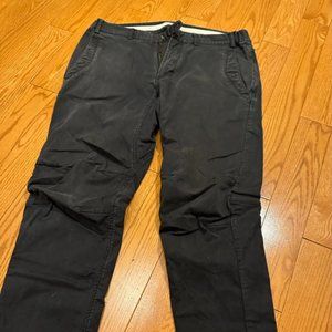 MAHARISHI Black Cargo/Utility Style Pants